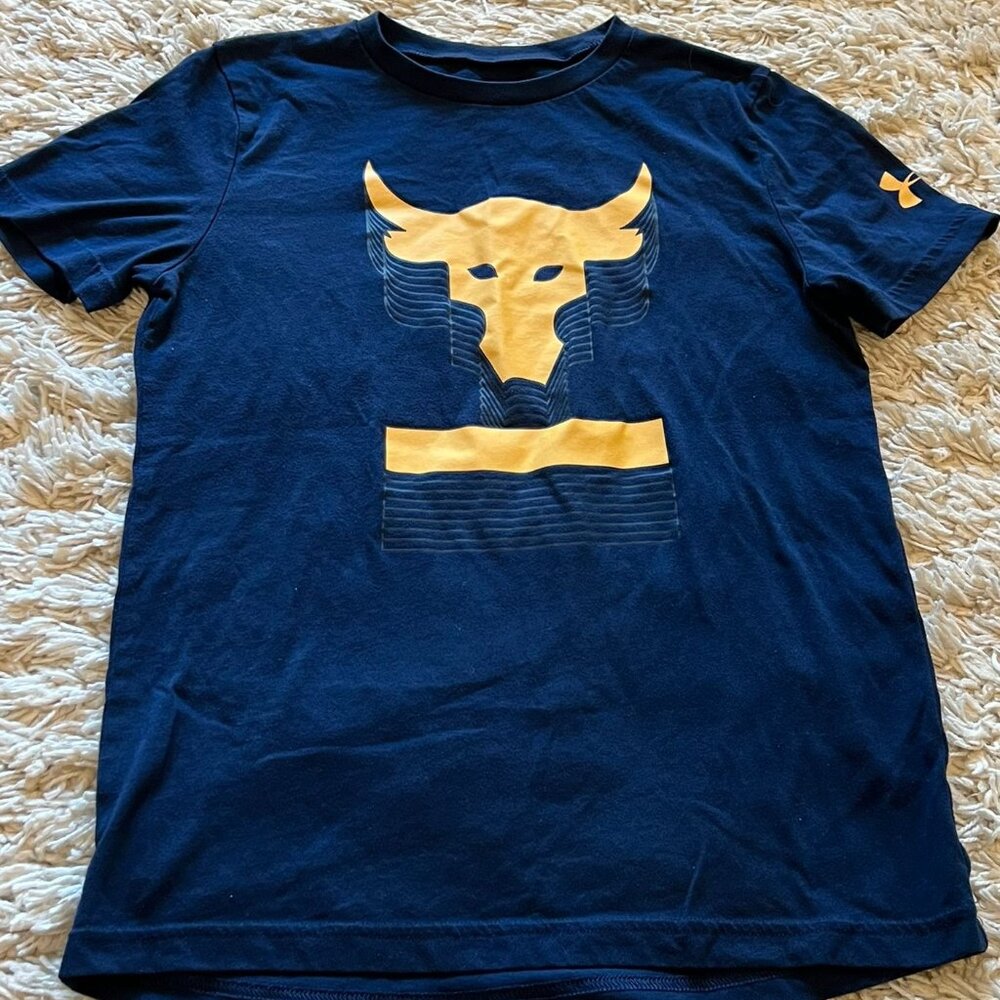 Kids Under Armour Project Rock Brahma Bull T-Shirt